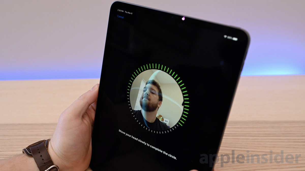 Face ID allows users to log in and verify passwords without lifting a finger