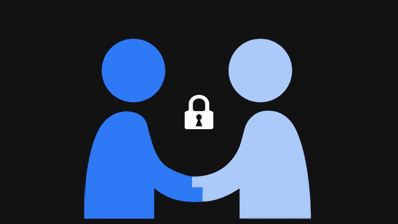 The privacy handshake image used for privacy-related pop-ups