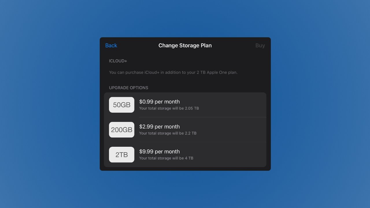Get up to 4TB of storage depending on the plan combinations chosen
