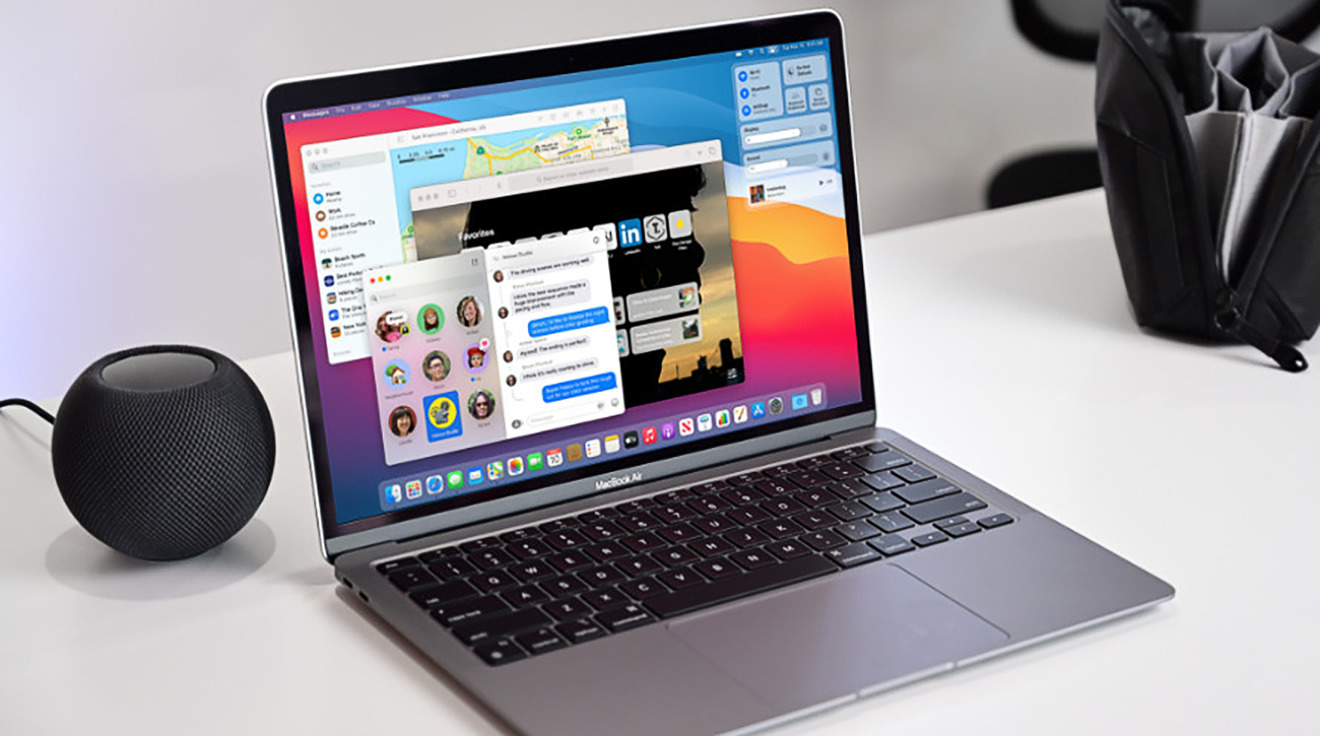The late 2020 MacBook Air with M1 processor