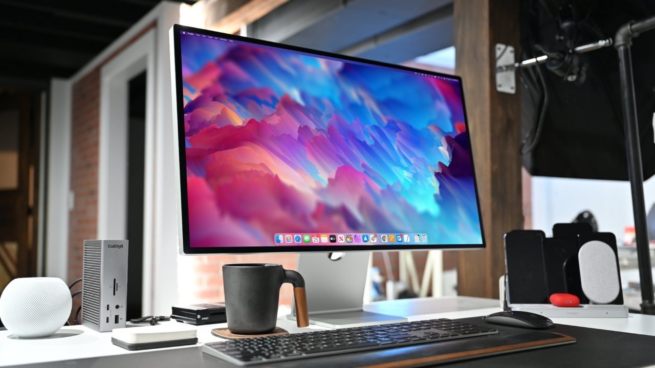 Apple's Studio Display complements the Mac Studio perfectly.