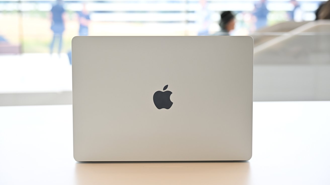 The top of the new MacBook Air