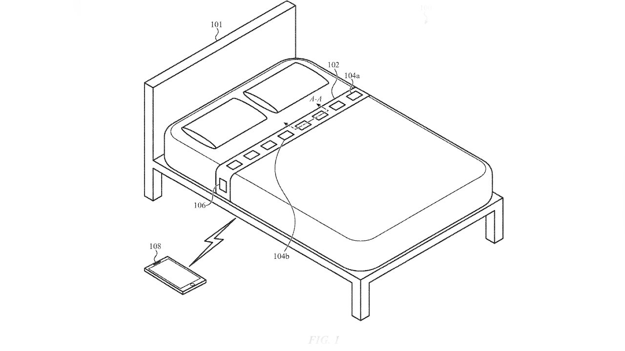 The patent says nothing about the dangers of treading on your iPad in the morning.